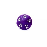 6. Komplet kości REBEL RPG - Matowe - Fioletowe