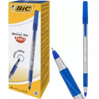 2. Bic Długopis ze Skuwką Round Stic Exact Niebieski 20 sztuk 918543