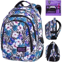 10. CoolPack Drafter Plecak Szkolny Flower Zebra C10262