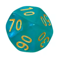 4. Komplet kości REBEL RPG - Kamienie Księżycowe - Jaspis