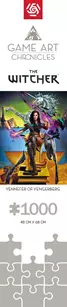 6. Good Loot Game Art Chronicles Puzzle: The Witcher Yennefer & Salvador Dali (1000 elementów)