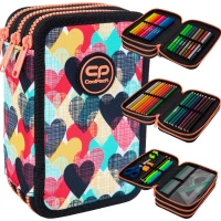 5. CoolPack Jumper 3 Piórnik Trzykomorowy z Wyposażeniem Chocolove F067707