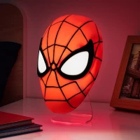 6. Lampka ścienno-biurkowa Marvel Spiderman Maska 15 cm