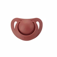 2. Nuk Smoczek Uspokajający Silikonowy 0-6m For Nature Czerwony 2szt. 549050