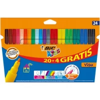 3. Bic Kids Flamastry Spieralne Visa 24 Sztuki 8970981