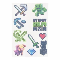 1. Sticker Boo Tatuaż Zmywalny Dla Dzieci Pixel 540810