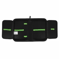 3. Starpak Piórnik Dwuklapkowy Bez Wyposażenia Pixel Zielony 527208