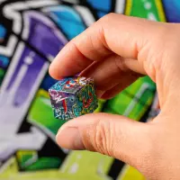 5. Komplet kości Full Art: Graffiti