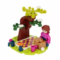 8. Mega Creative Alleblox Klocki Konstrukcyjne 45 elementów Girl Piknik 547907