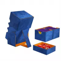 3. Gamegenic: Stronghold 200+ XL Convertible - Pudełko na Karty - Blue/Orange - Exclusive Line