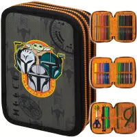 6. CoolPack Jumper 3 Piórnik Trzykomorowy Z Wyposażeniem Mandalorian F067781