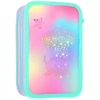 3. Starpak Piórnik Trzykomorowy z Wyposażeniem Ombre Kitty Doggy 553389