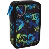 1. CoolPack Jumper 2 Piórnik Dwukomorowy Z Wyposażeniem Skate Night F066930