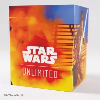 3. Gamegenic: Star Wars Unlimited - Soft Crate - Pudełko na Karty - Luke/Vader