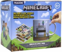 1. Kubek Minecraft + 4 arkusze Naklejek Wielokrotnego Użytku