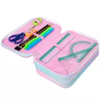 2. CoolPack Jumper 3 Piórnik Trzykomorowy Z Wyposażeniem Tie Dye F067912