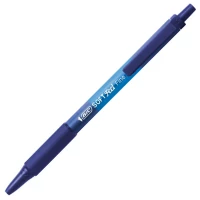 2. Bic Długopis Automatyczny Soft Feel Fine 3 Sztuki Niebieski 256460