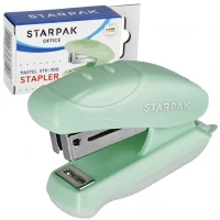 1. Starpak Zszywacz Mini 20k 24/6 26/6 Pastelowy Miętowy 519782