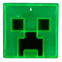 5. Neonowa Lampka Ścienna Minecraft Creeper