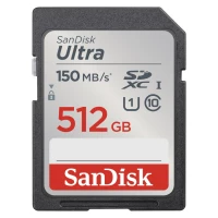 1. SanDisk Ultra 512GB SDXC Memory Card 150MB/s
