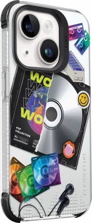 2. LAUT Pop Retro Music - obudowa ochronna do iPhone 14 Plus/ 15 Plus (retro music)
