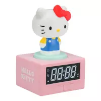3.  Lampka 3D z Budzikiem Hello Kitty 15 cm