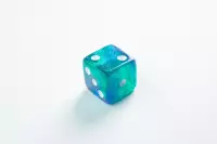 2. Gamegenic: Galaxy Series - D6 Dice Set (16 mm) - Zestaw 12 Kości - Neptune