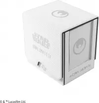 4. Gamegenic: Star Wars Unlimited Card Game - Twin Suns Deck Pod - Pudełko na Karty - White / Black