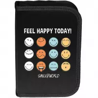 1. Paso Piórnik Dwuklapkowy z Wyposażeniem Feel Happy SM25LR-P001
