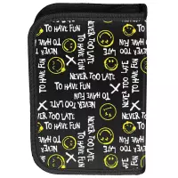 2. Paso Piórnik Dwuklapkowy bez Wyposażenia Smiley World SM25LT-P001BW