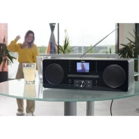 12. Hama Radio Cyfrowe i Internetowe z DAB/DAB+ FM CD/MP3 Bluetooth CD/MP3