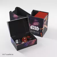 10. Gamegenic: Star Wars Unlimited - Soft Crate - Pudełko na Karty - X-Wing/TIE Fighter