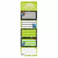 1. Starpak Naklejki Na Zeszyt Dino 1 Listek 6szt.559541