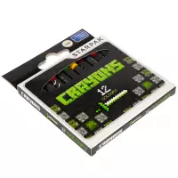 3. Starpak Kredki Woskowe 12 Kolorów Pixel Game 484792