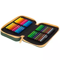2. CoolPack Jumper 2 Piórnik Dwukomorowy Z Wyposażeniem Toucans F066662
