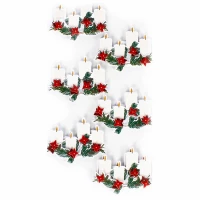 2. Craft With Fun Ozdoba Dekoracyjna Naklejki Świąteczne Świece 501765