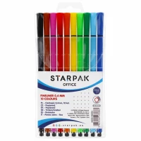 4. Starpak Cienkopisy Okrągłe 0.4mm. 10kol. 426501