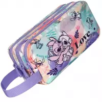 1. CoolPack Primus Piórnik Saszetka Trzykomorowa Prostokątna Stitch Pastel F060885