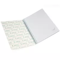 1. Coolpack Kołozeszyt Stitch Pastel B5 100 Kartek Kratka Plastikowa Spirala wzór 2 75019PTR