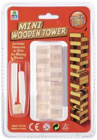 1. Mega Creative Gra Wieża Drewniana Mini 545355