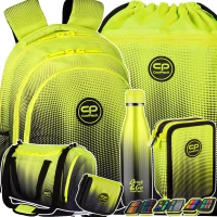 1. CoolPack Zestaw Szkolny Gradient Lemon 6el. Plecak Jerry E29510/F + Torba E92510 + Worek E70510 + Piórnik E67510/F